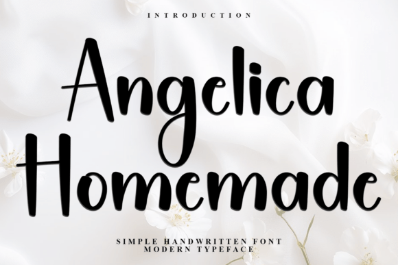 Angelica Homemade: A Unique Script Typeface for Web Design