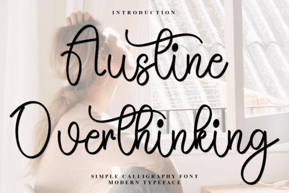 Austine Overthinking: A Festive Typeface for Digital Design