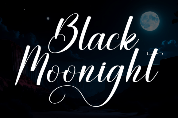 Black Moonight: A Sweet Display Font for Web Design