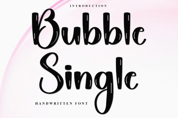 Bubble Single: A Soft Display Font for Modern Web Design