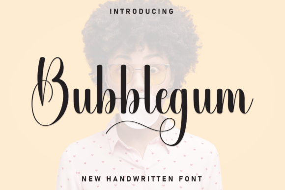 Bubblegum: A Creative Script Font for Handmade Brands