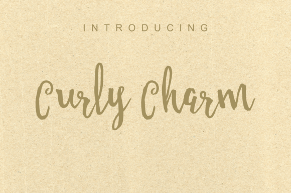 Curly Charm: A Handwritten Typeface for Warm Editorial Design