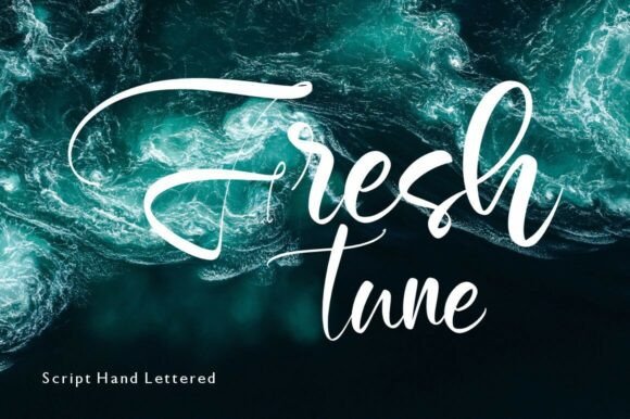 Fresh Tune: A Script Typeface for Modern Editorial Design