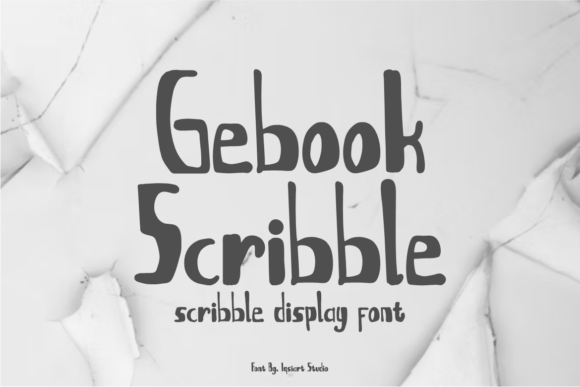 Gebook Scribble: A Playful Font for Handmade Brands