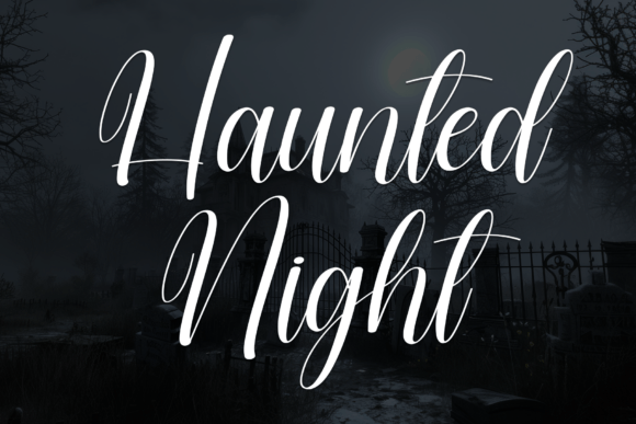 Haunted Night: A Script Font for Modern Web Design