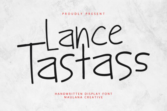 Lance Tastass: A Playful Display Font for Modern Editorial Design