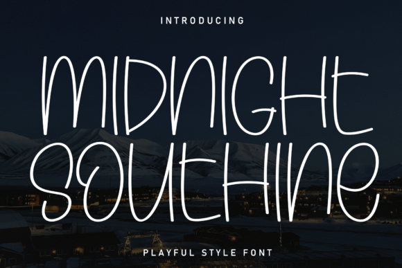 Midnight Southine: A Handwritten Font for Modern Web Design
