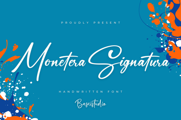 Monetera Signatura: A Modern Script Font for Web Design