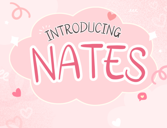 Nates: The Playful Script Font for Scroll-Stopping Marketing