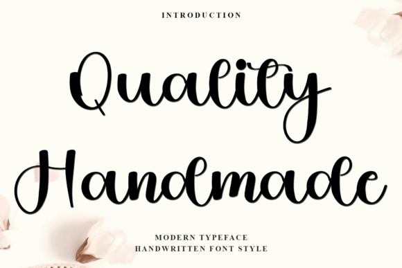 Quality Handmade: A Versatile Script Font for Makers
