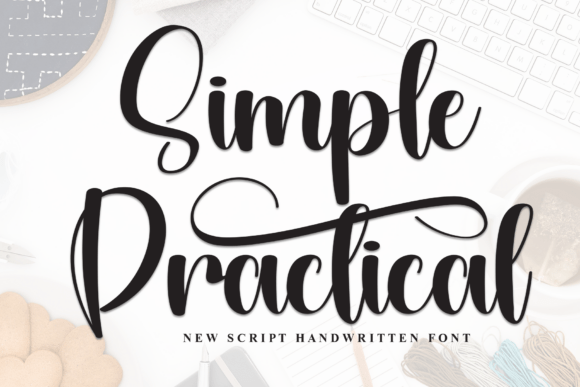 Simple Practical: A Script Typeface for Modern Web Design