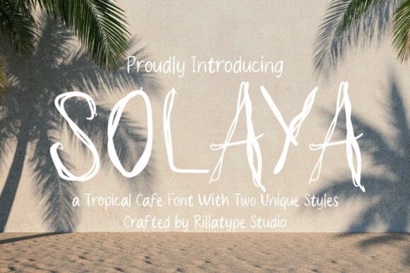 Solaya Raw: The Handwritten Font That Warms Up Your Brand