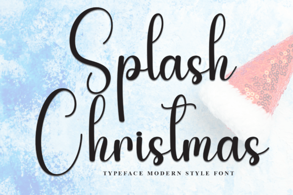 Splash Christmas: The Script Font for Festive Campaigns