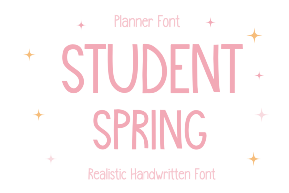 Student Spring Font: A Playful Typeface for Editorial Design
