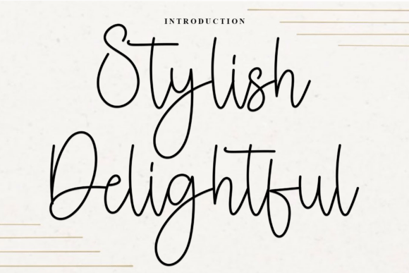 Stylish Delightful: A Festive Typeface for Holiday Branding