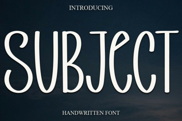 Subject Font Review: A Gentle Script for Editorial Design