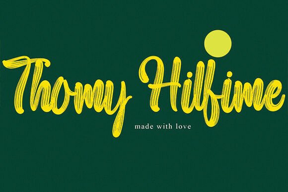 Thomy Hilfime: A Versatile Script Font for Small Business Branding