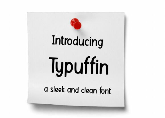 Typuffin: A Rounded Script Font for Modern Web Design