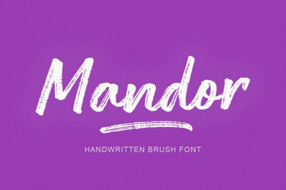 Upgrade Your Brand with the Mandor Brush Typeface