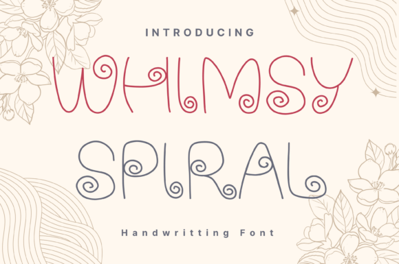 Whimsy Spiral Font Review for Social Campaigns